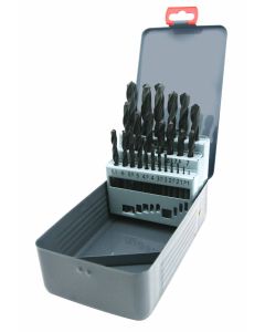 Garnitura svrdla za metal HSS-R DIN 338 1-13 GreyWolf 25 dijelna