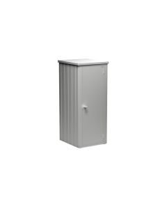 Biohort  JULIA Ormar za terasu 77,7x87x180,9 cm L HIGH Metalik srebrni