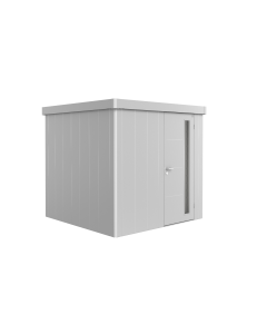 Biohort NEO 2B Vrtna kućica sa 1 vrata 236 x 236 x 222 cm metalik srebrna