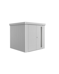 Biohort NEO 2B Vrtna kućica sa 2 vrata 236 x 236 x 222 cm metalik srebrna