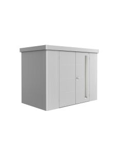 Biohort NEO 1D Vrtna kućica sa 2 vrata 348 x 180 x 222 cm metalik srebrna