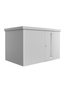 Biohort NEO 2D Vrtna kućica sa 1 vratima 348 x 236 x 222 cm metalik srebrna