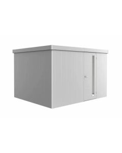 Biohort NEO 3D Vrtna kućica sa 1 vratima 348 x292 x 222 cm metalik srebrna