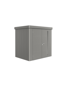 Biohort NEO 1B Vrtna kućica sa 2 vrata 236 x 180 x 222 cm metalik siva