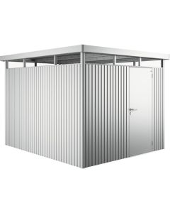 Vrtna kućica HighLine Biohort 275x315x222 cm Vel. H5 metalik srebrna 1 vrata