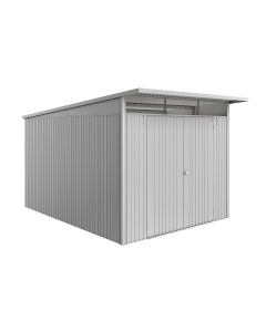 Vrtna kućica AvantGarde Eco Biohort 2 vrata 260x380x222 A8 Metalik Srebrna