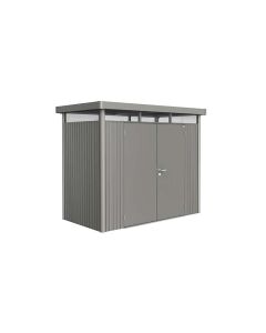 Vrtna kućica HighLine Biohort 275x155x222 cm Vel. H1 metalik siva 2 vrata