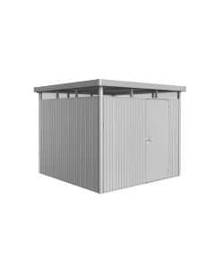 Vrtna kućica HighLine Biohort 275x275x222 cm Vel. H4 metalik srebrna 1 vrata