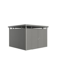 Vrtna kućica HighLine Biohort 315x315x222 cm Vel. H6 metalik siva 2 vrata