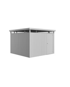 Vrtna kućica HighLine Biohort 315x315x222 cm Vel. H6 metalik srebrna 1 vrata