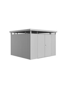 Vrtna kućica HighLine Biohort 315x315x222 cm Vel. H6 metalik srebrna 2 vrata