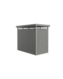 Vrtna kućica HighLine Biohort 155x275x222 cm Vel. HS metalik siva 1 vrata
