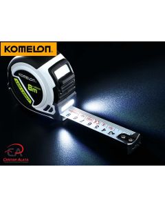 Komelon LED Light 8m x 25mm tračni metar čelićni PLD85