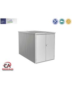 Biohort MiniGarage 122 x 203 x 145 cm metalik srebrna