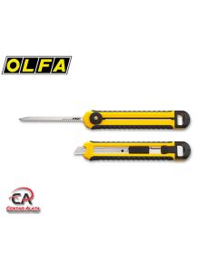 Olfa CS-5 Skalpel i pila za knauf ili rigips sa gumiranim rukohvatom