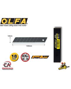 Olfa nož za skalpel LBB-50 18mm Excel Black Ultra Sharp pakiranje 50 komada