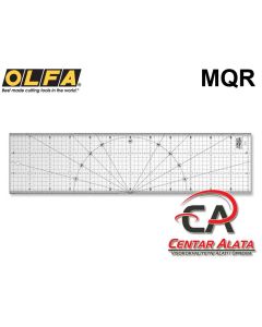 Olfa MQR ravnalo 15x60 cm prozirno za patchwork