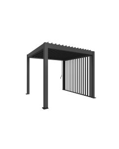 Biohort Pergola bočna stranica žaluzina 4 m metalik tamno siva