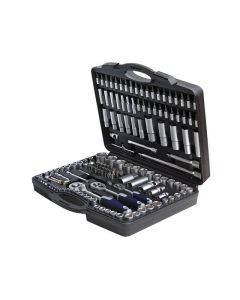 Raxx 150 djelna Garnitura nasadnih ključeva 1/4" 3/8" i 1/2" od 4-32mm u koferu