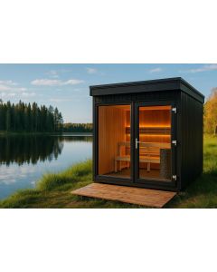 Sauna modularna vrtna kućica 2.16 x 2.36m 12.79 m² Rasprodaja