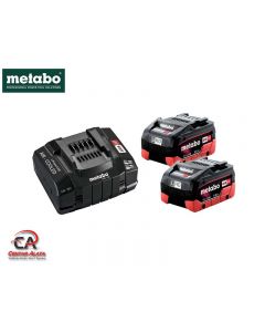 Metabo 2x 18V 5,5Ah LiHD baterije sa punjačem ASC 145 SE 