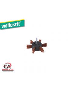 Wolfcraft Ravna četka za drvo i metal Grittyflex fi 100mm crvena 80g