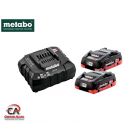 Metabo Basic baterija 2x 18V 4,0Ah LiHD i punjač SE 