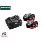 Metabo 2x 18V 5,5Ah LiHD baterije sa punjačem ASC 145 SE 