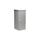 Biohort  JULIA Ormar za terasu 77,7x87x180,9 cm L HIGH Metalik srebrni