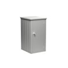 Biohort JULIA Ormar za terasu 77,7x87x140,2 cm L Metalik srebrna