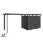 Highline H2 282 cm bočna nadstrešnica L metalik tamno siva