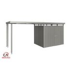 Highline H2 282 cm bočna nadstrešnica L metalik siva