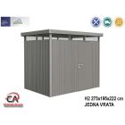 HighLine Biohort 275x195x222 cm Vel. H2 metalik siva 1 vrata
