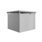 Vrtna kućica HighLine Biohort 275x275x222 cm Vel. H4 metalik srebrna 1 vrata