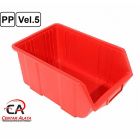 Ecobox Kutija veličina 5 za vijke ili materijal 505x333x187mm crvena