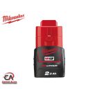 Milwaukee M12B2 12V 2.0 Ah Li-Ion Baterija RED Lithium