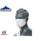 Dvoslojna antimikrobna tekstilna maska za lice CV22 Portwest Covid